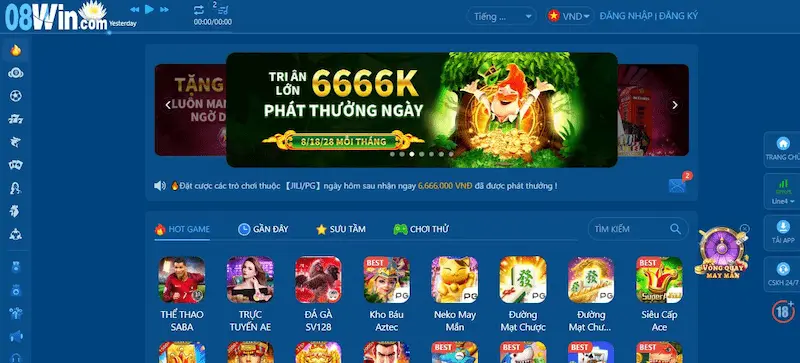 Nội dung của chương trình 08win tặng 200k miễn phí